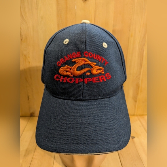 Hunter Blue and Red Men's Hat - Picture 2 of 6